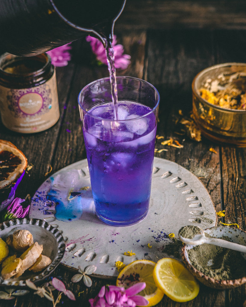 Butterfly Pea Flower Lemonade